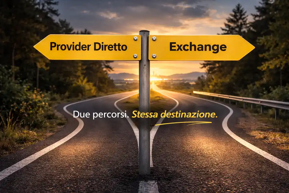 Come convertire euro in crypto: meglio provider diretto o exchange?